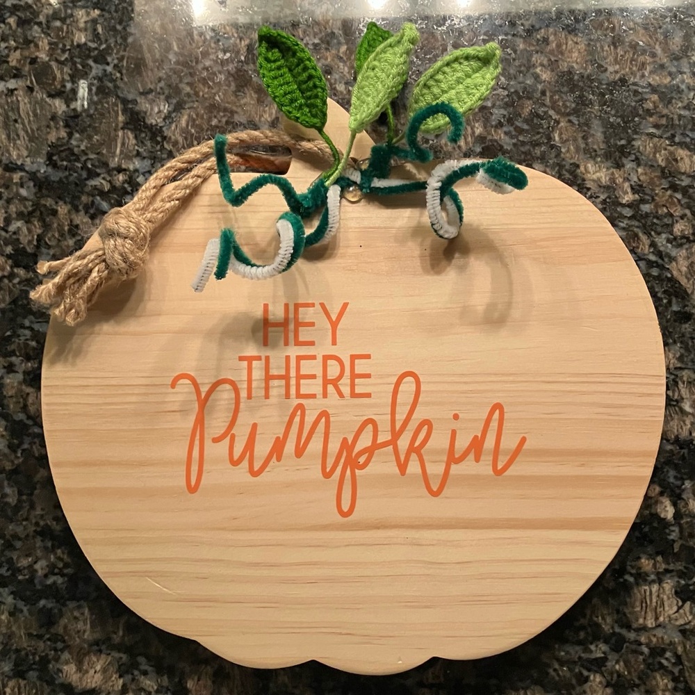 Hey there pumpkin cutting board